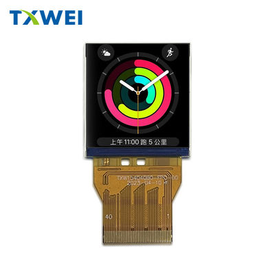 Kare 1.54 inçlik RGB arayüzü 320 * 320 küçük boyutlu LCD ekranı 700nits