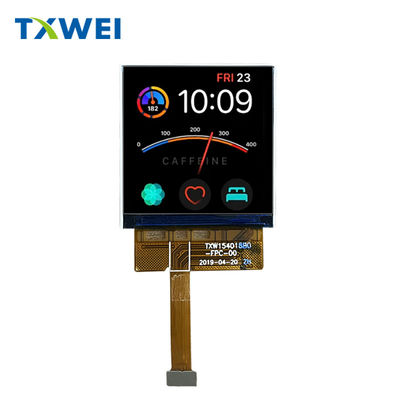 1.54 inç kare ekran MIPI arayüzü 320 * 320TFT giyilebilir cihaz LCD ekranı
