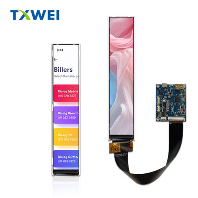 6280 x 1424 çözünürlüğü olan 9 inçlik tam renkli TFT LCD ekranı