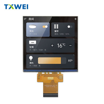 3.92 Inch 480*480 Square LCD Monitor 500cd/m2 Dokunmatik Ekran Ekran Modülü