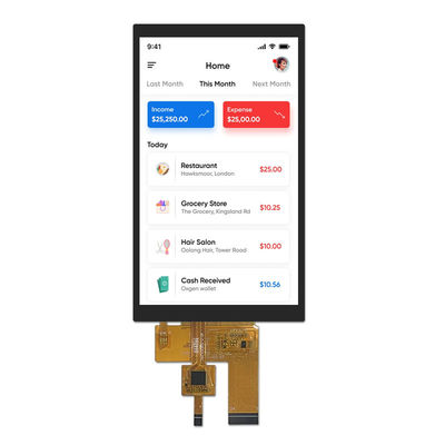 5.0 inç TFT LCD Modülü Yüksek Parlaklık LVDS Arayüzü