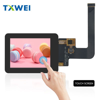 2.4 inç parlaklık 400cd/m 2 Elde tutulan FRID cihazı ve tıbbi ekipman TFT LCD ekranı