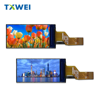 0.96 inç 80*160 IPS parlaklığı 500cd/m2 SPI 4 BIT arayüz çubuğu ekranı