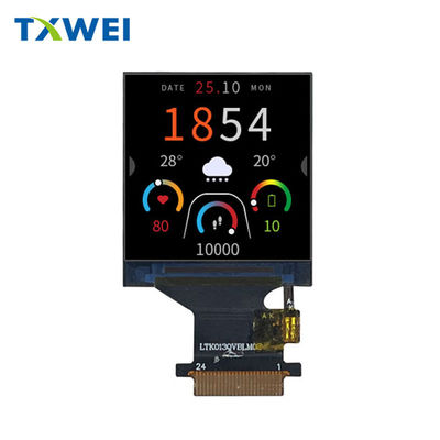 1.3 inç kare çözünürlük 240 * 240IPS tam görüntü ekranı