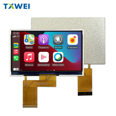4.3 inç IPS 480*272 yüksek çözünürlük parlaklık 350cd/m 2 LCD ekran