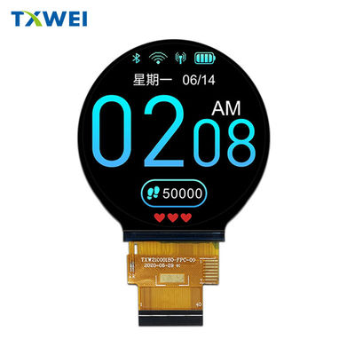 2.1 inç480*480IPS süpürme makinesi panosu endüstriyel kontrol tıbbi düğme anahtarı enstrüman dairesel LCD ekranı