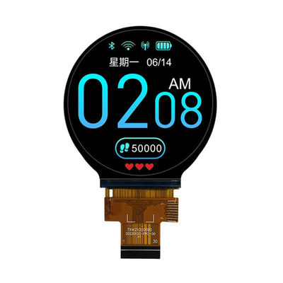 2.1 inçlik TFT dairesel LCD ekran modülü özel dairesel akıllı saat LCD ekranı
