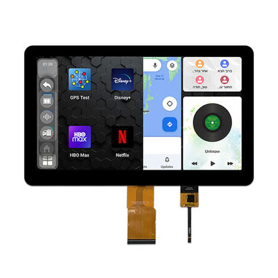 LVDS Arayüzü 10.1 Inç TFT LCD 1024 * 600 Nokta Kapasitansla Dokunmatik Ekran
