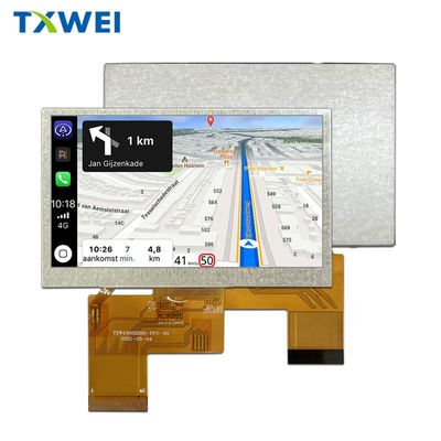 4.3-inç 12nits LCD RGB 24 BIT Arayüzü 40-Pin 800*480 TFT LCD Ekranı
