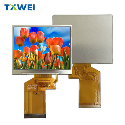 3 Inç Şeffaf LCD Ekran 1400cd/m2 RGB Arayüzü ile Parlaklık 30 ila 80°C Depolama Sıcağı