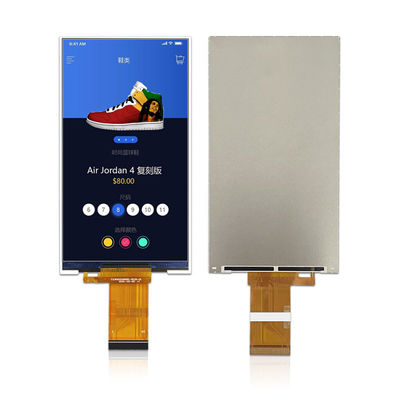 RGB arayüzü ile 5 inçlik TFT LCD ekranı 480 * 854 özel kapasitif dokunmatik LCD ekranı