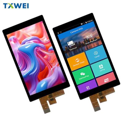 Multi Touch PCAP TFT 5.5 Inch Ekranı MIPI Arayüzü 1080 * 1920 Piksel Düşük Fiyat Garantisi