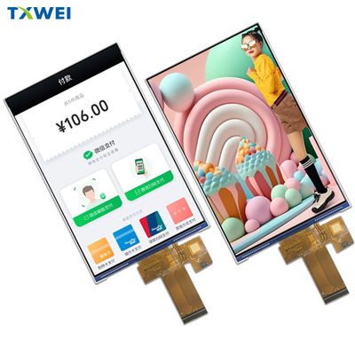 7 inç yüksek çözünürlüklü yüksek parlaklıklı 800 X 1280 LCD ekranı