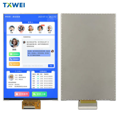 800 * 1280 LVDS IPS Endüstriyel Kontrol LCD Ekranı Dokunmatik İşlevli 8 inçlik İkincil Ekran