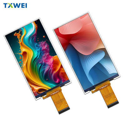 5.0 inç 480x854 Çözünürlük 400nits RGB 24 BIT Arayüz TFT LCD Panel 5
