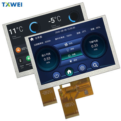 5 inçlik TFT LCD Ekran IPS Yüksek Parlaklık 800 * 480 Yüksek çözünürlüklü Ekran
