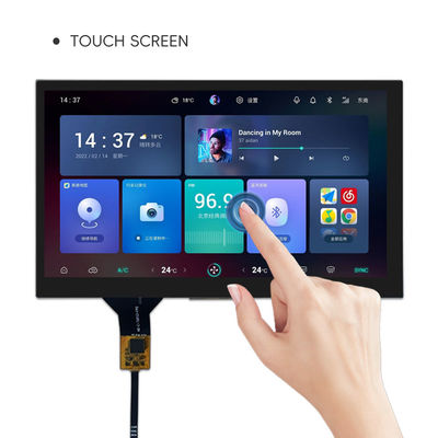 LVDS arayüzü 7 Inch TFT LCD Dokunmatik Ekran 1024x600 IPS CTP ile Tam Görme Açısı