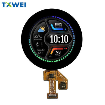 1.3 inçlik 240x240 SPI Arayüzü ile Yuvarlak LCD Ekran Asahi Cam Tempered Glass Cover Material
