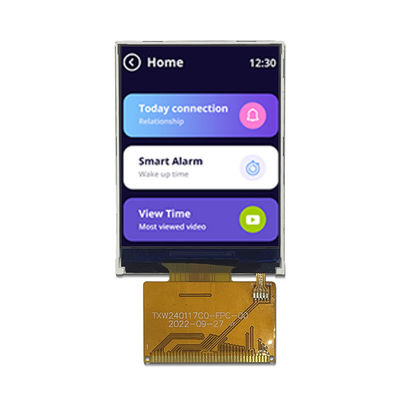 2.4 inç geniş açılı LCD ekran 350cd/m2 parlaklığı ile Seril ekran modülü karbon fırın ekipmanları