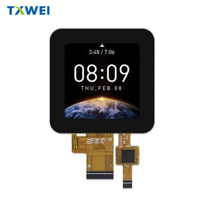 1.54 inç Kare LCD Ekran MCU 8 BIT Arayüz Kapasitif Dokunmatik Tam Uyum Ekran