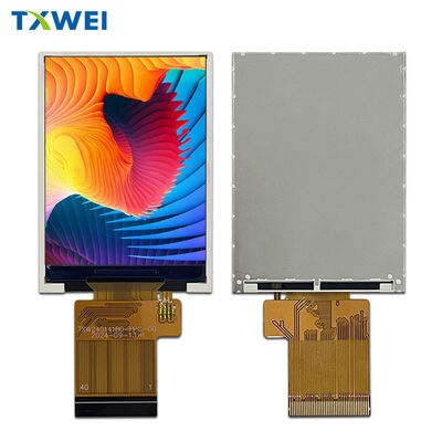 2.4 Inch 240x320 TFT LCD Module 450 nits 3-Line SPI 18-Bit RGB Dual Interface 40 Pin